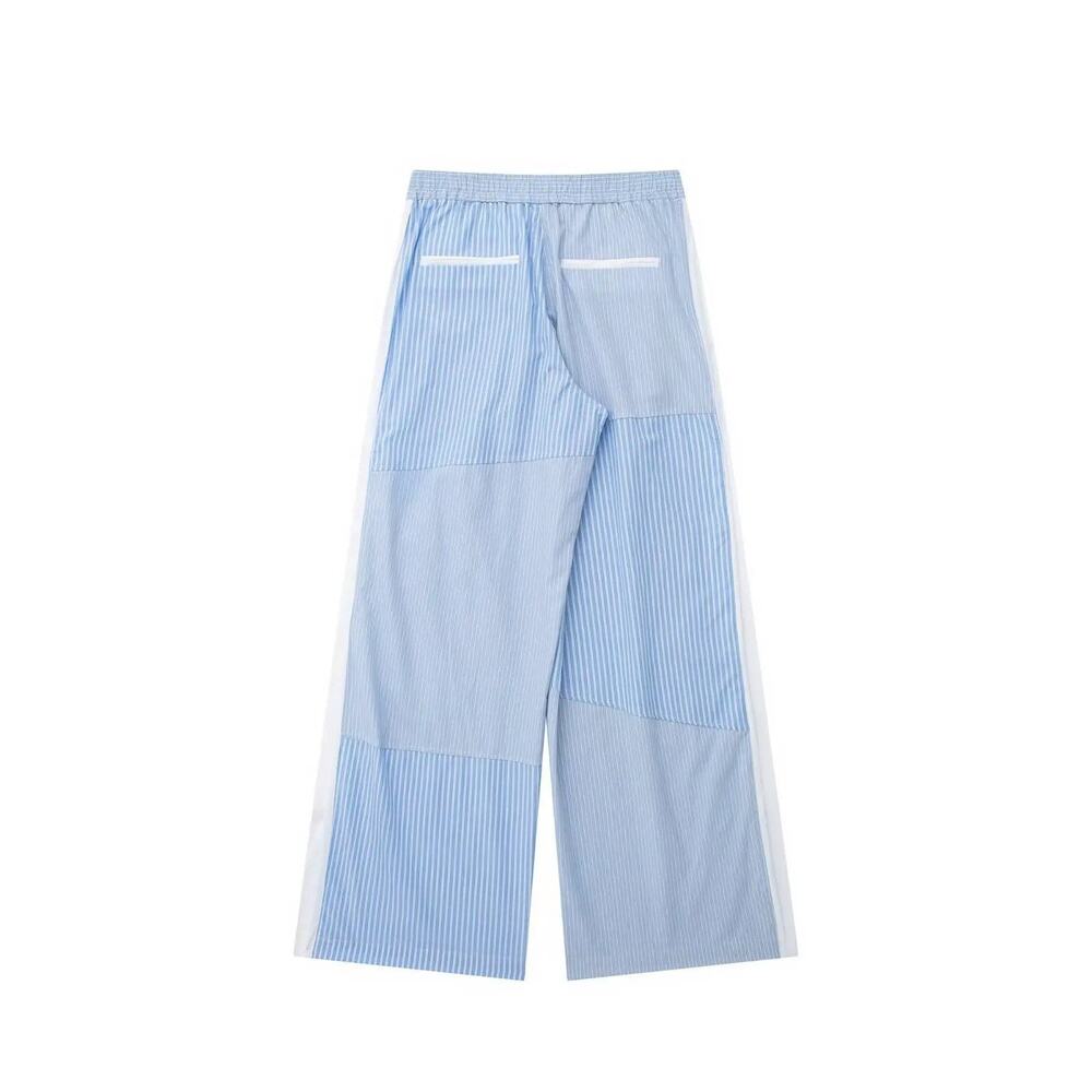 Zara Full-Length Patchwork Pants - M - image 8